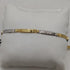 Bracciale Oro 18k uomo semirigido bicolore 19,6 cm 3.50 gr | Gioiellitosti.it